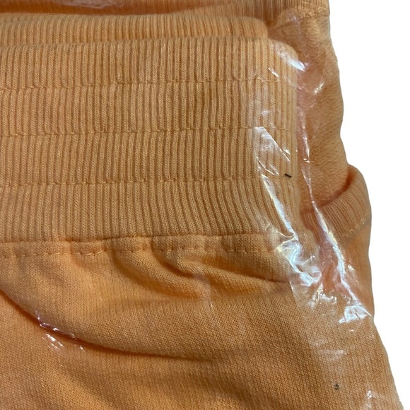Free People Get Set Short Electric Orange French Terry Cotton Pockets Large L - Picture 5 of 9